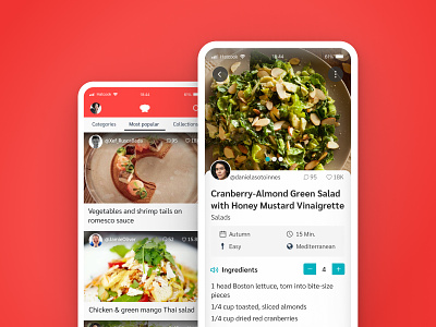 Hatcook Screenshots | Cooking Recipe App app mobile product design ui