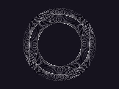 Perfect circle of rectangles abstraction black and white circle design geometric art geometry graphic graphic design rectangles shapes simple