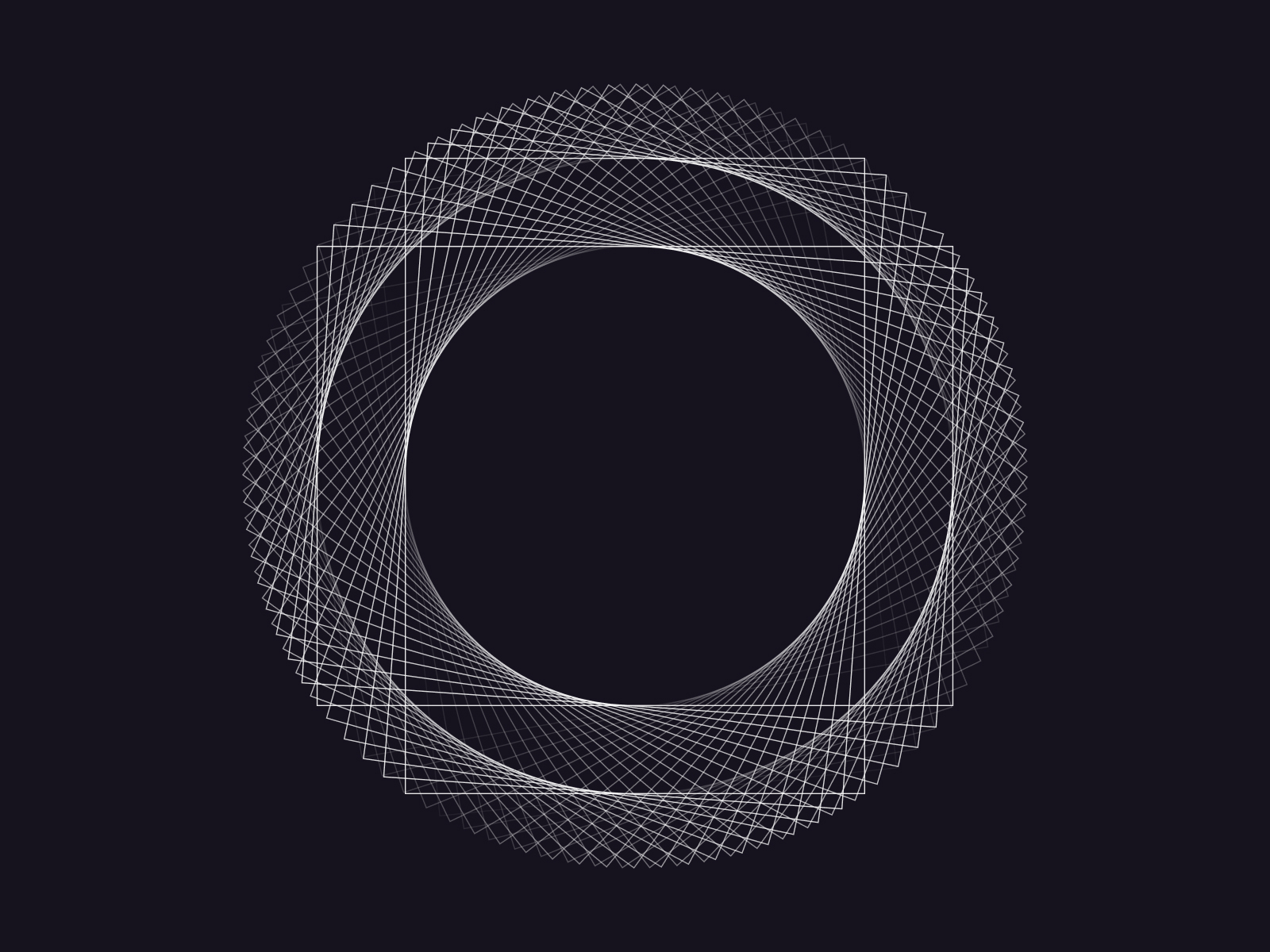 Perfect circle of rectangles by Sergio Ortega on Dribbble