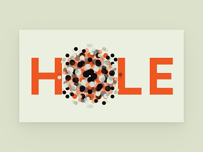 Hole abstract circle circular colors design graphic design hole minimal pattern type typography
