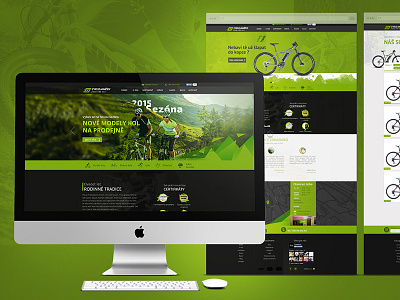 Dribble Cyklo Janicek bike design mountain bike sport sport shop ui uiux user interface website