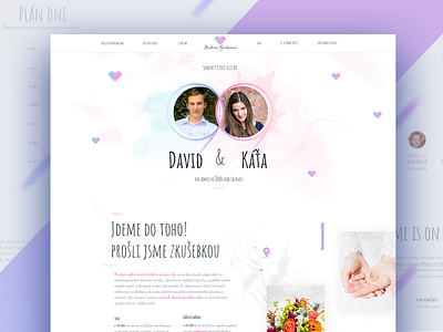 Wedding web and invitation