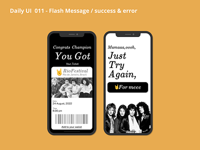 Daily UI 011 - Flash Message 😎