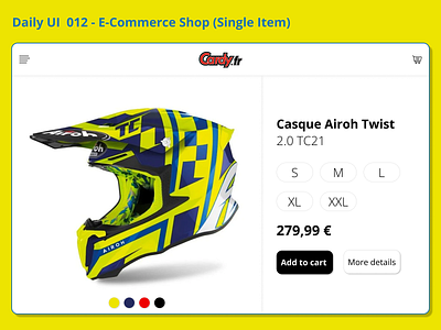 Daily UI 012 - E-Commerce Shop (Single Item) 😎