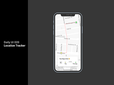 Daily UI 020 - Location Tracker 😎