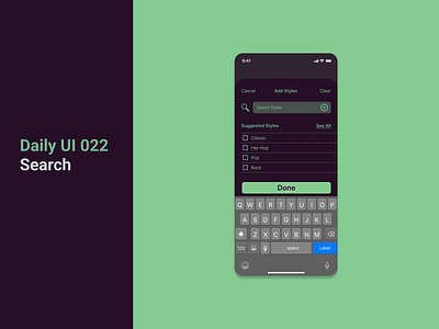 Daily UI 022 - Search 😎