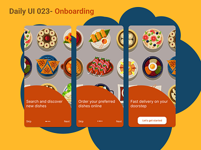 Daily UI 023 - Onboarding😎 app branding design ui ux