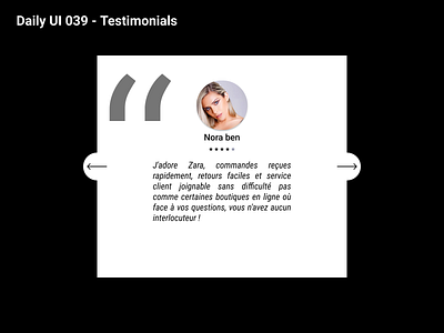 Daily UI 039 - Blog Testmonials😎