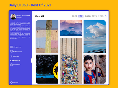 Daily UI 063 - Best of 2021 😎