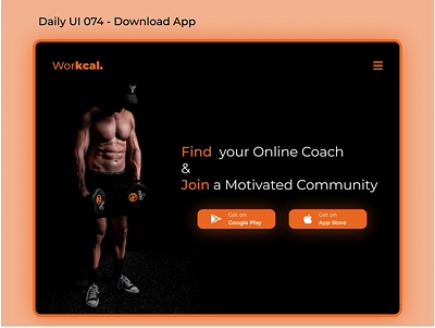 Daily UI 074 - Download App 😎 app branding dailyui design illustration ui ux