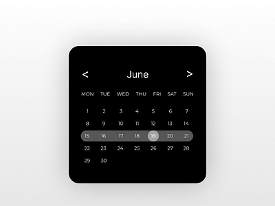 Daily UI 079 - Date Picker 😎