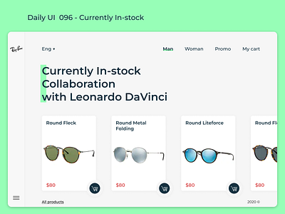 Daily UI 096 - Currently In-stock 😎 app branding dailyui design illustration ui ux
