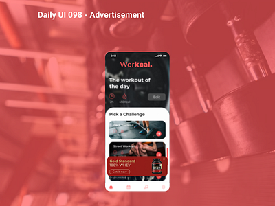Daily UI 098 - Advertisement 😎 app branding dailyui design illustration logo ui ux