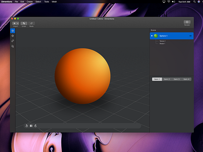 3D Mac app WIP