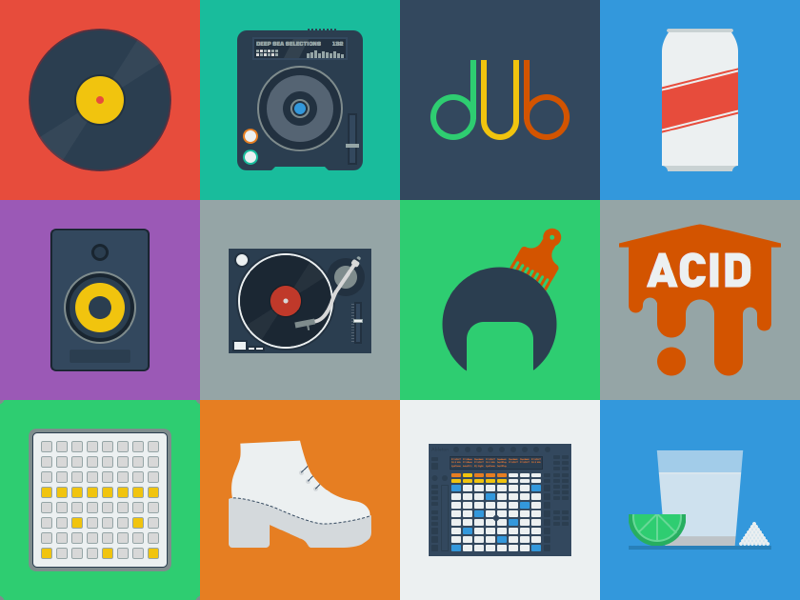 100 Days of Disco speaker ableton afro cdj monome tequila nightlife pattern record the100dayproject pioneer pbr