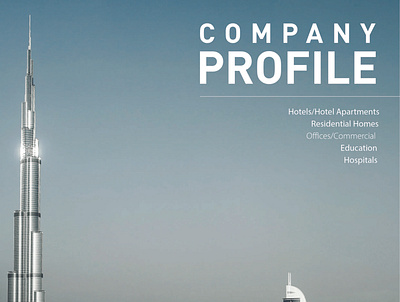 Company Profile 01 book cover company profile magazine