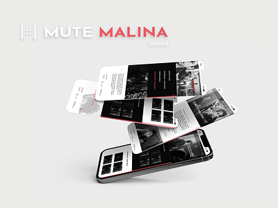 MUTE MALINA web design