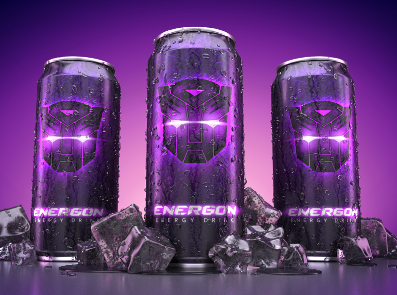 Energon Energy Drink by C. Alan Green on Dribbble