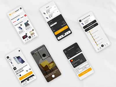 Aplicativo para e-commerce - SUPERSHOP aplicativo ecommerce ui ui design ux