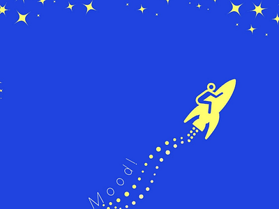 Current mood creator designer fly illustrator innovation logo me mood moon space ui ux