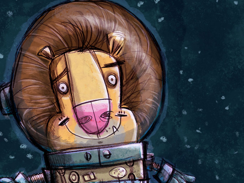 Space Lion The Lion In Space By C S Jennings On Dribbble