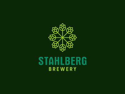 Stahlberg bar beer branding craft beer craft brewery design emblem flat geometric graphic design hops identity illustration logo logotype mark sun symbol