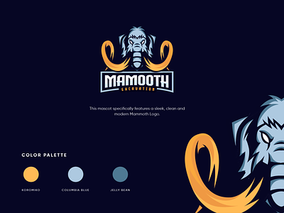Mamooth Excavation Logo Design