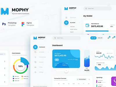 Payment Admin Dashboard UI Template