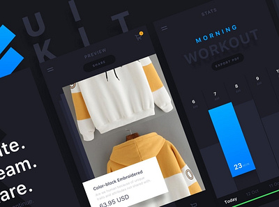 Spate Ui Kit 3d 3d illustration app blur card clean dashboard design gradient illustration isometric minimal timeline ui ui design ui kit ux ux design web web app