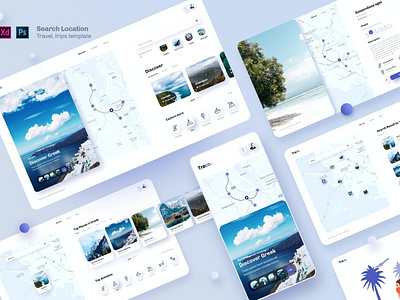 Traco - Search Location Travel UI Template