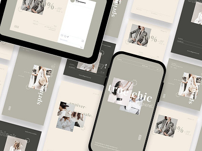 Fashion Sale Instagram Template advertising branding color design fashion instagram instagram banner instagram post instagram post template instagram posts instagram stories instagram story template instagram template instagram templates social media social media template stories story template templates