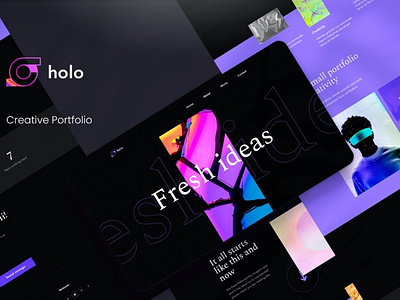 Holo - Creative Portfolio PSD Template