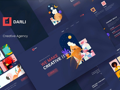 Darli - Creative Agency PSD Template