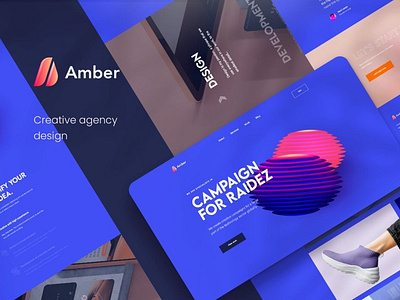 Amber - Creative Agency PSD Template
