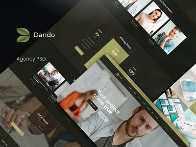 Dando Agency PSD Template