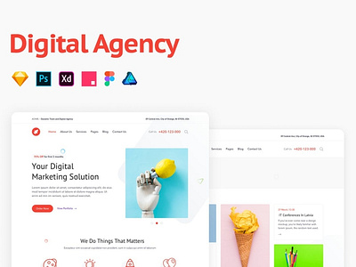 Digital Agency Portfolio Template