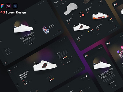 Fashion Accessories Store Template (Dark version)