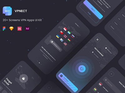 VPNECT - VPN Apps UI Kit