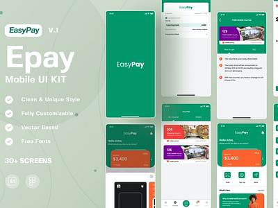 Easypay - Epay Mobile UI Kit