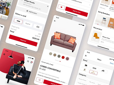 Furniture Conceptual App Template