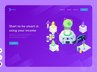 Wise Spending - Website Header - Illustration