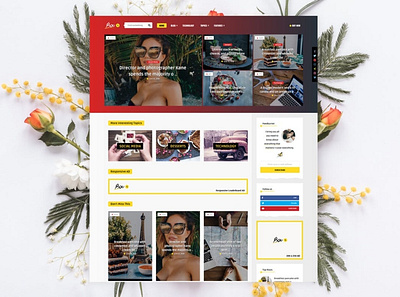 Bouplay WP - Personal News / Magazine Theme app blog blog template blog theme blog themes blogger blogger theme blogger themes lifestyle personal template templates theme themes ui ui design ux ux design wordpress wordpress themes