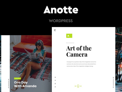 Anotte - Horizontal Photography WordPress Theme