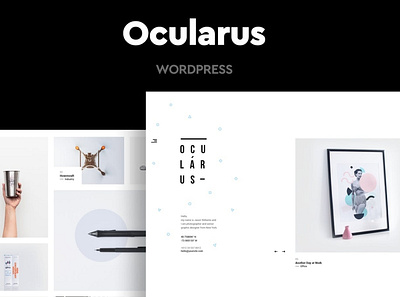 Ocularus - Minimal Photography WordPress Theme blog blogger clean creative design fashion minimal minimalist modern photographer photography portfolio responsive stylish ui design unique web design web development website