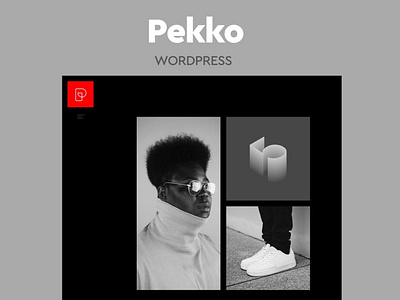 Pekko - Minimal Dark WordPress Theme
