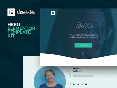 Heru - Creative Elementor Template Kit