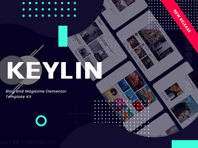 Keylin - Blog & Magazine Elementor Template Kit