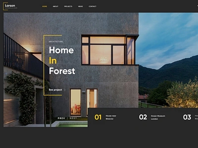 Larson | Architecture & Interior HTML template app architect architecture builiding busines construction constructor corporate creative estate home house industry interior modern portfolio ui ui design ux ux design