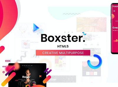 Boxster - Creative Multi-Purpose HTML5 Template agency app blog business creative design mega minimal multipurpose personal photography portfolio restaurant revolution slide startup ui ui design ux ux design