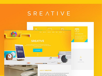 Sreative | Digital Agency HTML Template agency agency template app design digital digital agency html html design html page html website illustration page template ui ui design ux ux design web design web development website